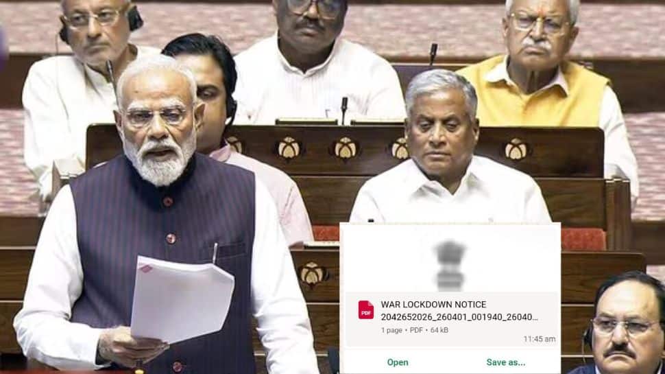 War lockdown notice in India: Viral document shocks people - truth behind it