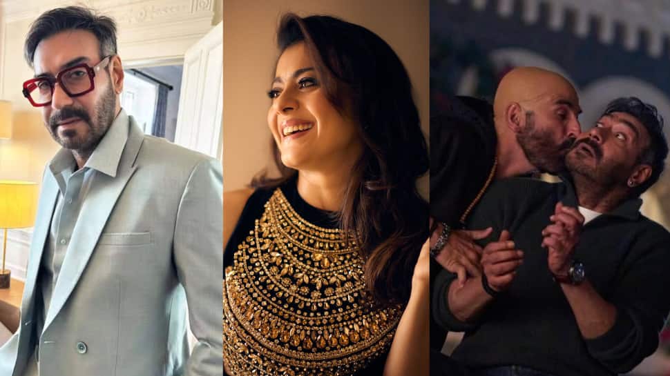 Ajay Devgn's birthday: Wife Kajol roasts him, Akshay Kumar sends kisses, 'May u always...'