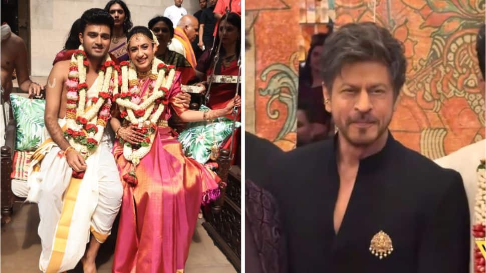 Shah Rukh Khan, Salman Khan come together at Rajat Sharma’s daughter’s wedding