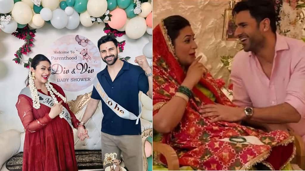 Divyanka Tripathi-Vivek Dahia's baby shower ceremony: Kunika, Shraddha Arya & other TV celebs attend function