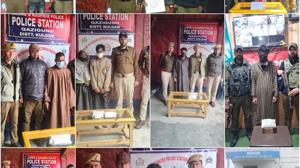 J&K  Police nabs Narcotics smugglers: 10 FIRs, 14 arrests in 3 Weeks