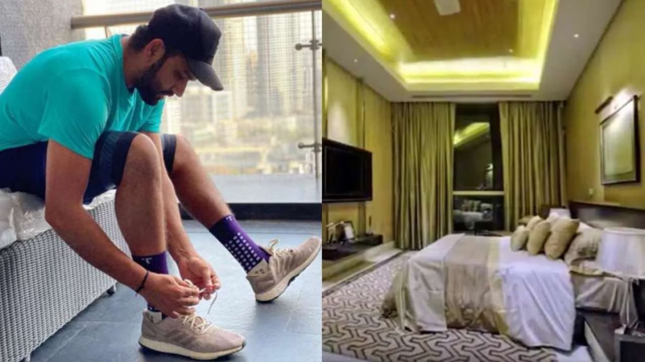 7. Balcony doubles as a workout and relaxation zone