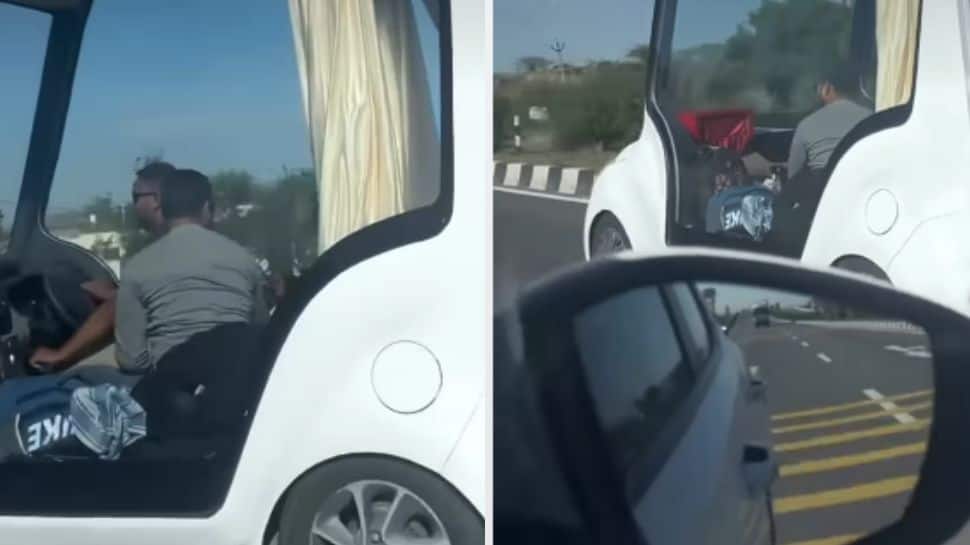 Hyundai car’s modification into vistadome-like glass bus goes viral; Netizens react sharply - Watch