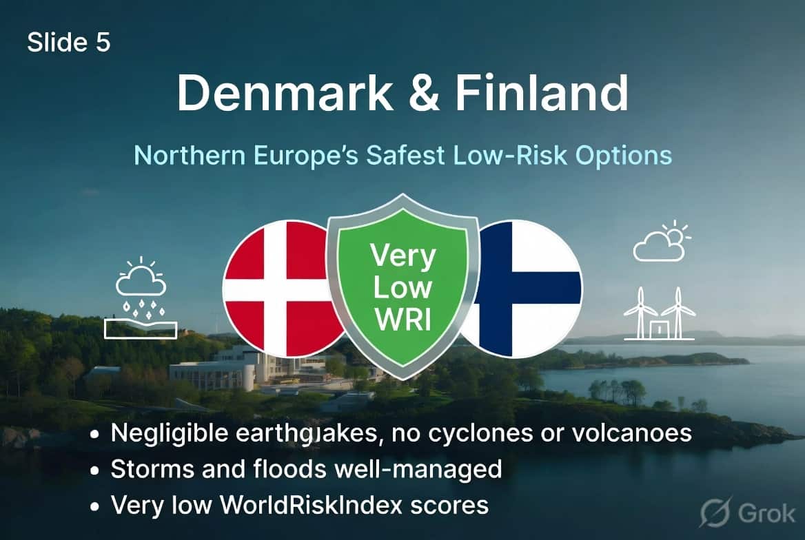 Geological Disaster Risk World's safest countries to live in: Where natural disasters are rare ...