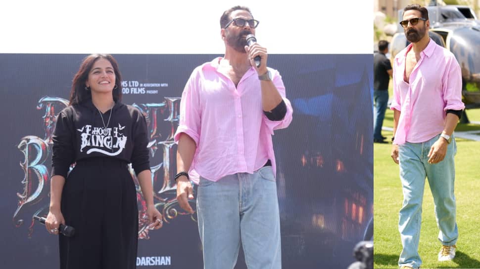 Akshay Kumar, Wamiqa Gabbi, and Rajpal Yadav spotted in Delhi as buzz builds around Bhooth Bangla - Watch Video