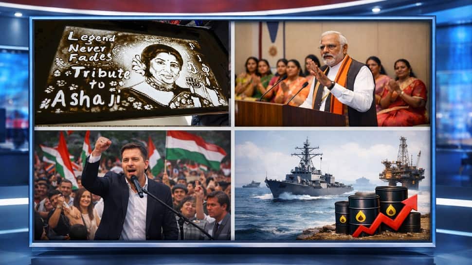Top news headlines today (April 13): Asha Bhosle’s cremation, Iran’s BIG claim, Hungary election result and more