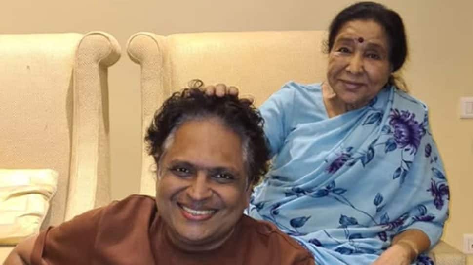 Shamir Tandon shares pics from last recording with Asha Bhosle, calls her 'iron lady'