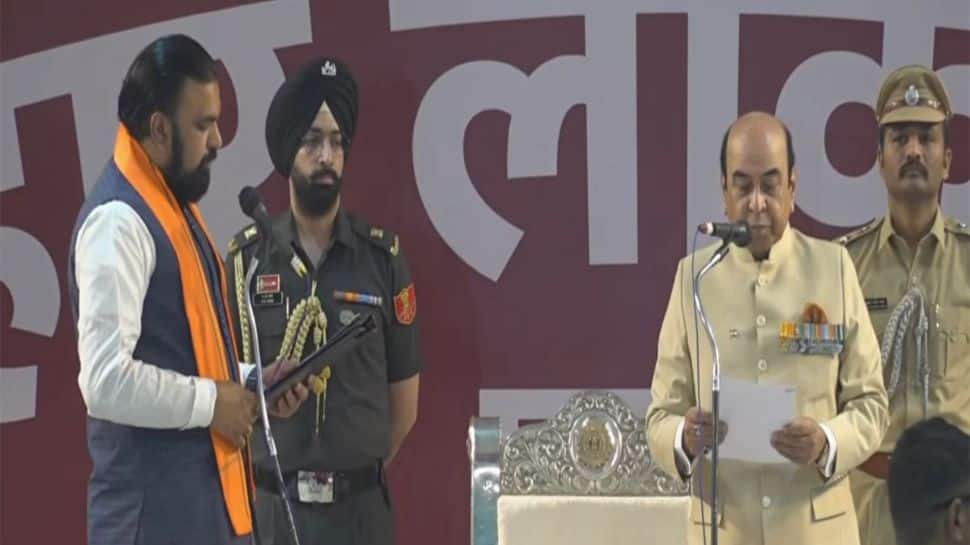 Samrat Choudhary takes oath as Bihar`s first BJP CM; Vijay Chaudhary,  Bijendra Yadav sworn in as Dy CMs