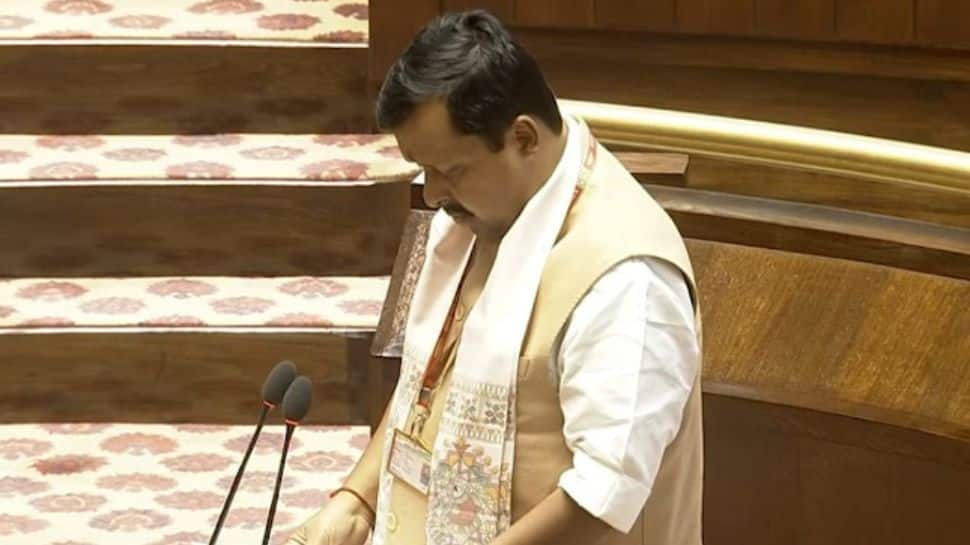 BJP chief Nitin Nabin sworn in as Rajya Sabha MP