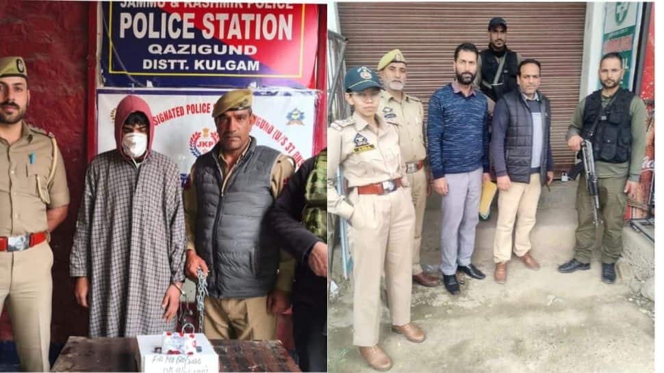 Massive anti-drug crackdown in Jammu and Kashmir: Around 50 peddlers held, poppy cultivation destroyed, several medical shops Sealed