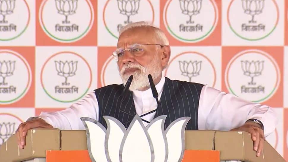 `TMC syndicate` has captured adivasi land: PM Modi at Purulia rally says `big crisis` in `maha jungle raj` of Mamata-led West Bengal
