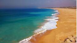 World’s only beach filled with diamonds, but you can’t walk & pick because...
