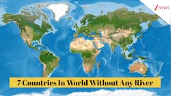 7 countries in the world without any river: Check their location, names