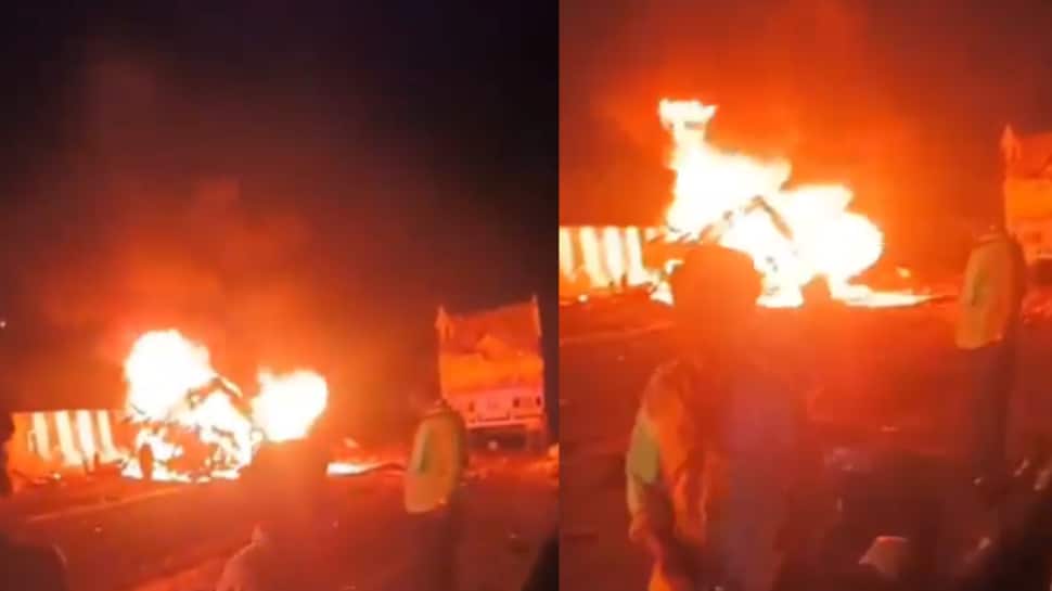 Mirzapur-Rewa highway tragedy: 6 burned alive as truck brake failure triggers fiery pile-up on NH-135