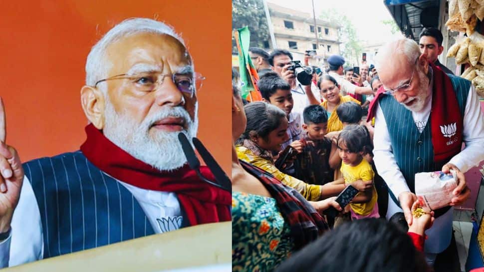 `Jhal muri maine khaayi, jhal TMC ko lagi`: PM Modi`s dig at TMC in Nadia