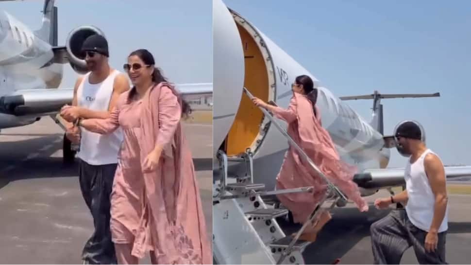 Next stop, God’s own country: Akshay Kumar and Vidya Balan head to Kerala to shoot for Anees Bazmee's next