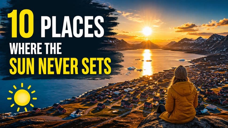 125 days of continuous daylight: Discover 10 places where the sun never ...