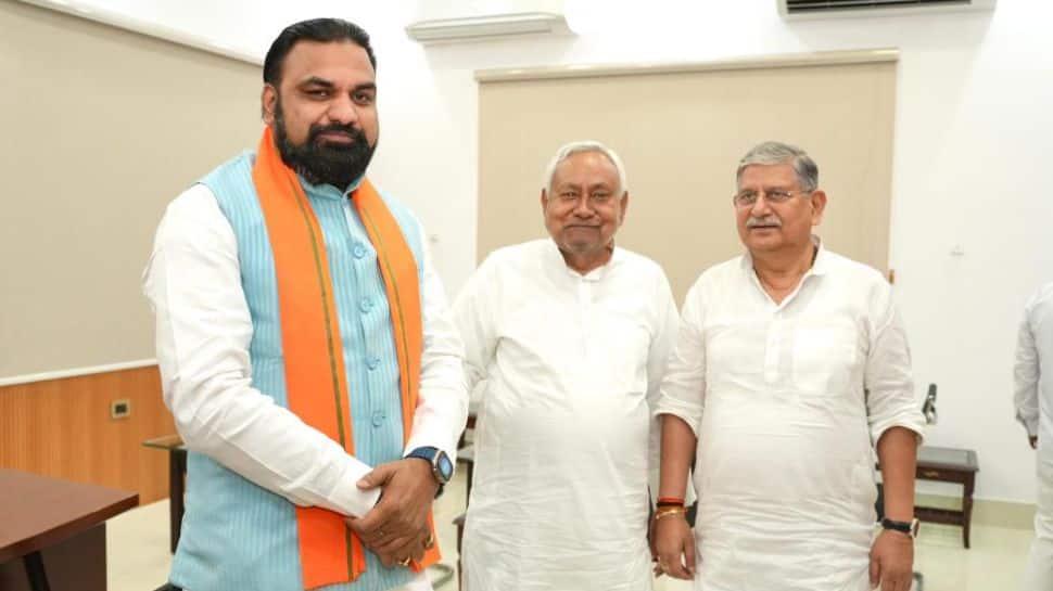 Bihar CM Samrat Choudhary meets Nitish Kumar post trust vote in Patna