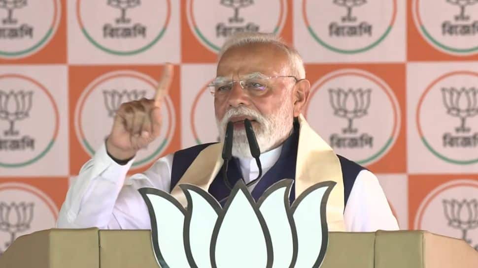 `TMC made Maa cry, handed maati to infiltrators`: PM Modi in North 24 Parganas