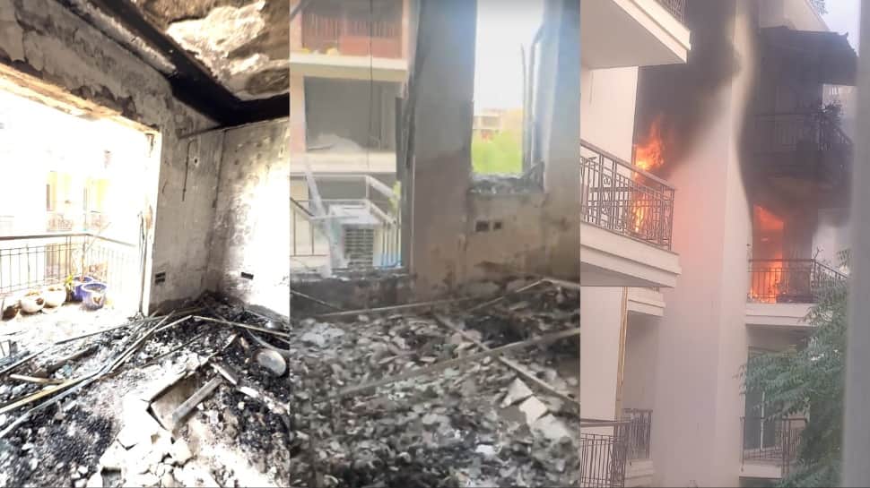 `Due to builders` negligence, this incident happened`: Gurugram residents protest after fire exposes failed safety systems in luxury complex