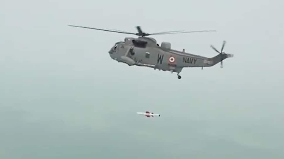 Why India’s First NASM-SR Salvo test from helicopter is a game-changer for Naval saturation strikes