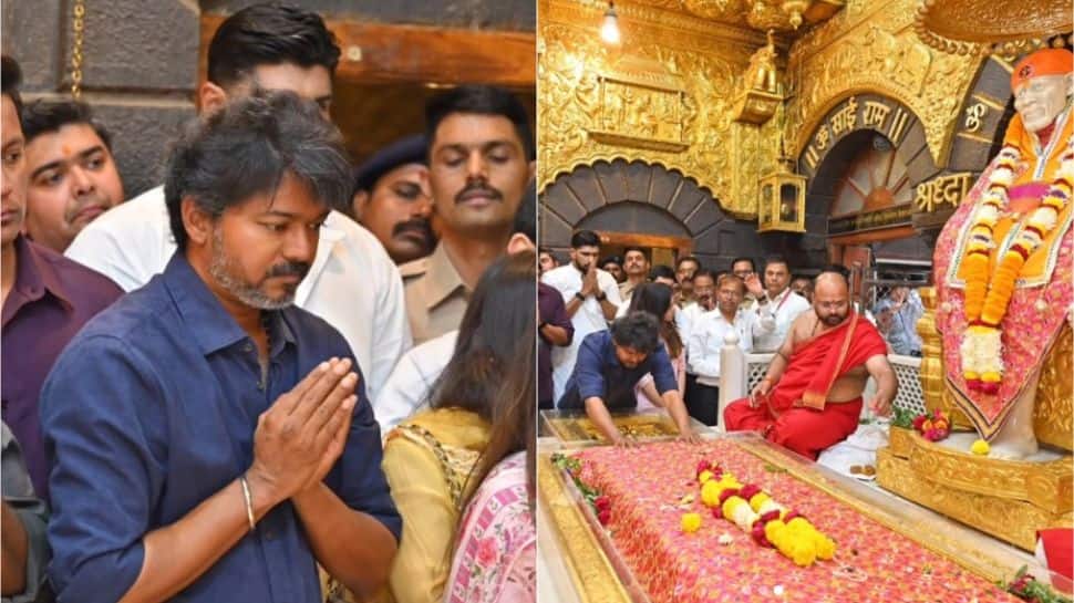 Thalapathy Vijay offers prayers at Shirdi Sai Baba temple ahead of Tamil Nadu poll results and ‘Jana Nayagan’ leak row