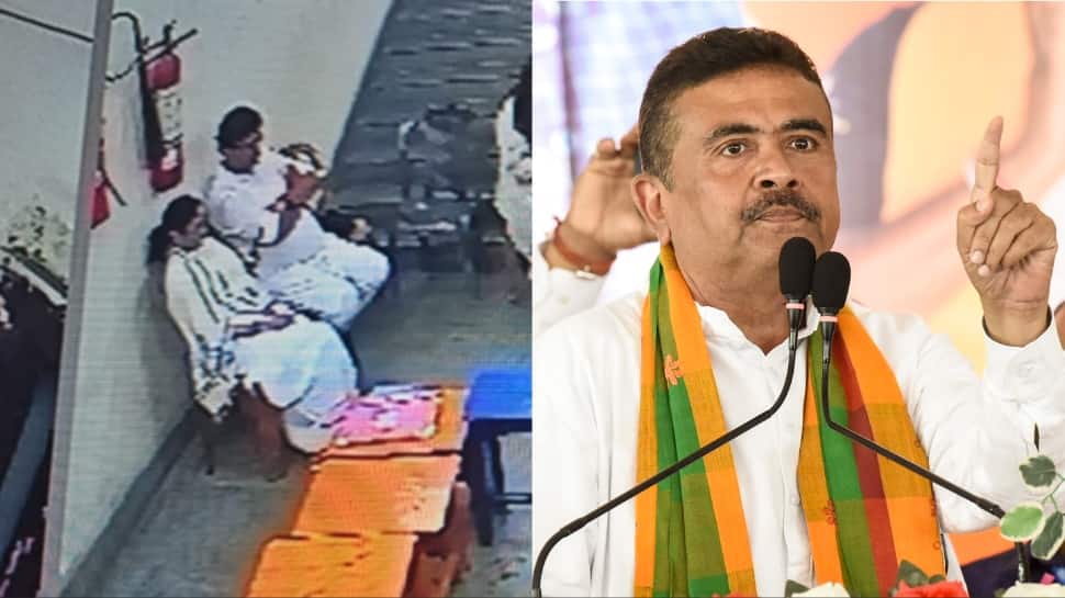 Mamata Banerjee visits EVM strongroom at midnight, Suvendu says she is `under surveillance`