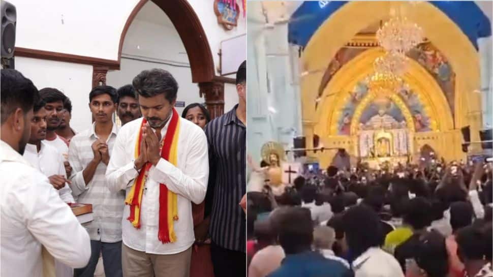 Thalapathy Vijay fans gather at Velankanni church despite his absence, why are they facing backlash online?