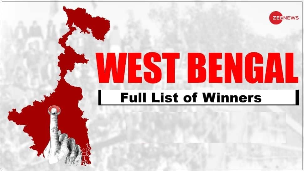 Bengal Election Results 2026: Full list of winners, party, constituencies