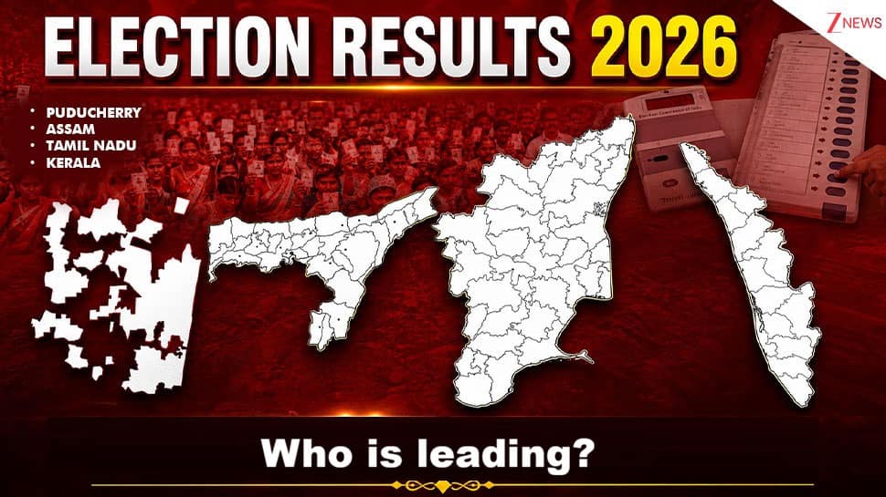 Who is leading in Election 2026: Check Election Commission`s winner tally for Bengal, Tamil Nadu, Kerala, Assam