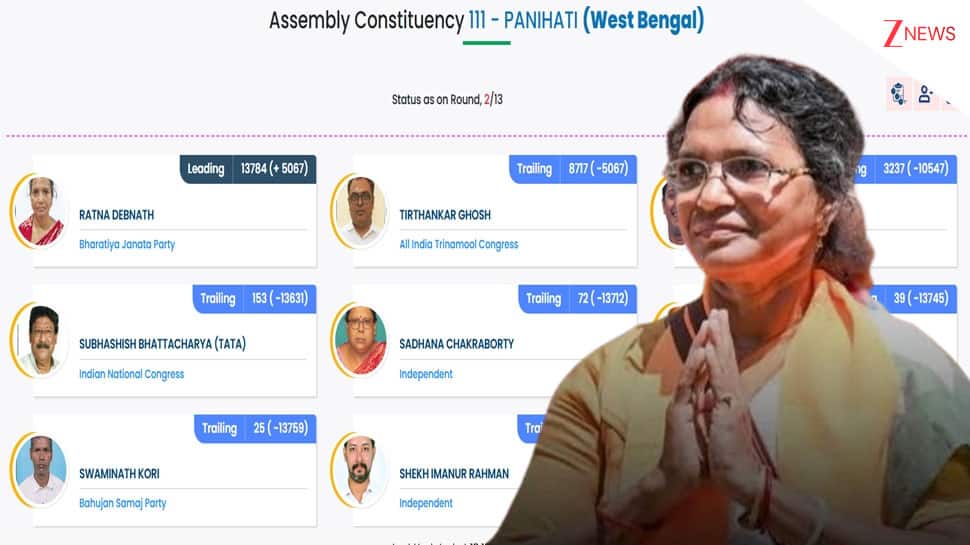 Justice for RG Kar victim? Mother Ratna Debnath leads against TMC from Panihati as BJP set to form govt in Bengal
