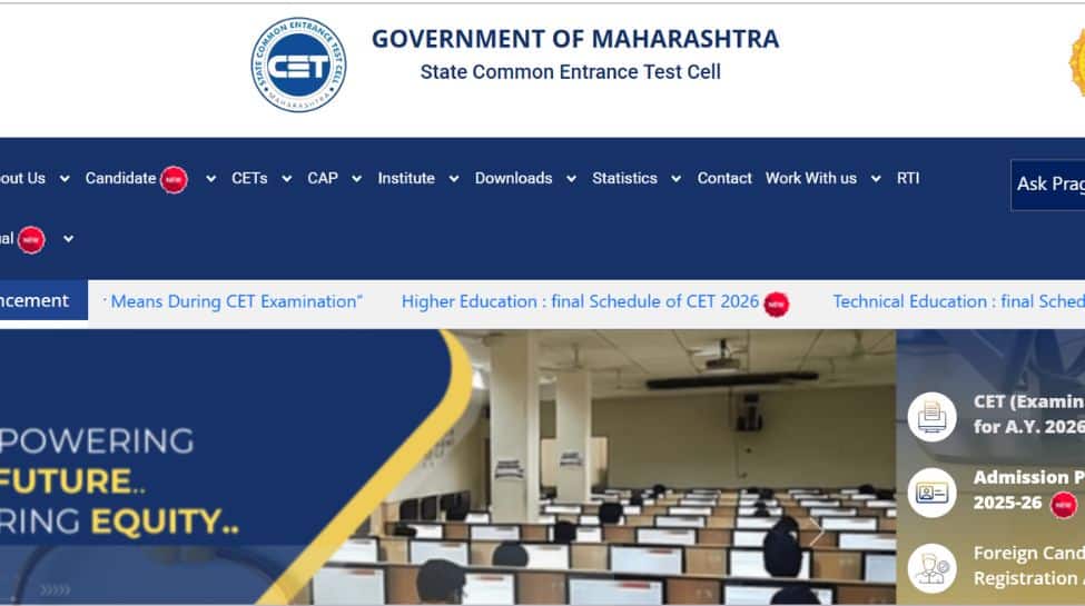 Maharashtra MHT CET 2026 answer key out soon at cetcell.mahacet.org ...