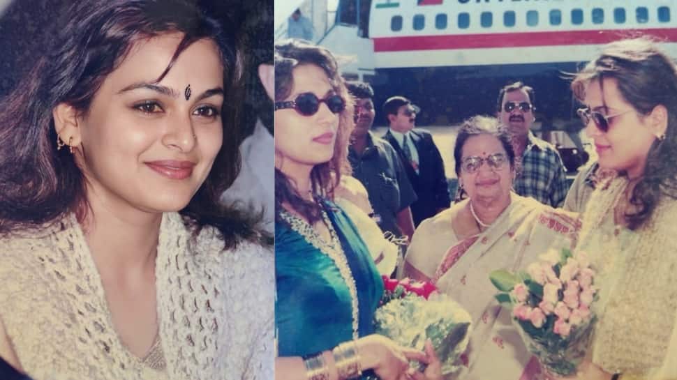 Shilpa Shirodkar revisits the 90s with Madhuri Dixit, shares rare throwback pictures from Indore live show