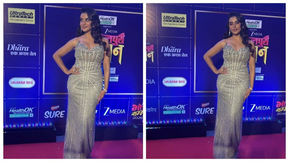 ZEE Bhojpuri Samman 2026: Akshara Singh steals spotlight in glamorous silver sequined outfit