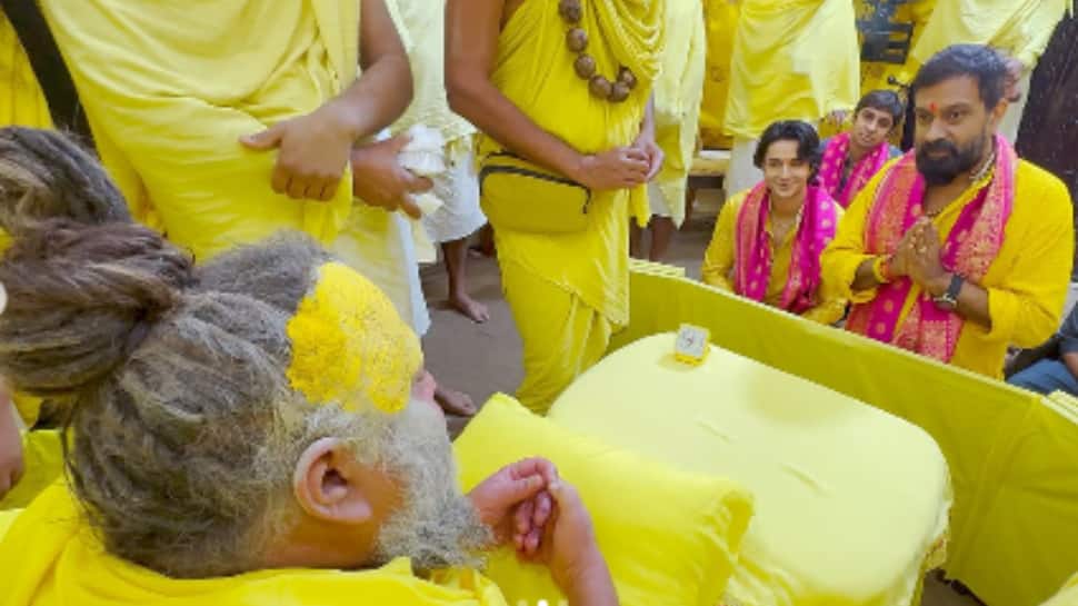 Siddharth Gupta visits Vrindavan to seek blessings of Premanand Maharaj ahead of Krishnavataram release