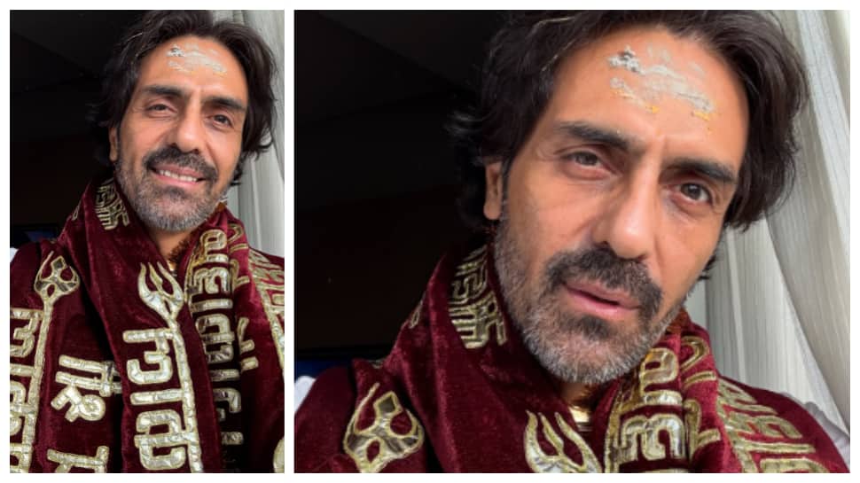 Arjun Rampal seeks blessings at Mahakaleshwar Jyotirlinga temple, prays for peace and prosperity