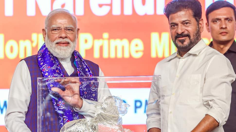 ‘Ally with me…’: PM Modi’s hilarious dig at Telangana CM Revanth Reddy’s Gujarat Model leaves everyone in splits