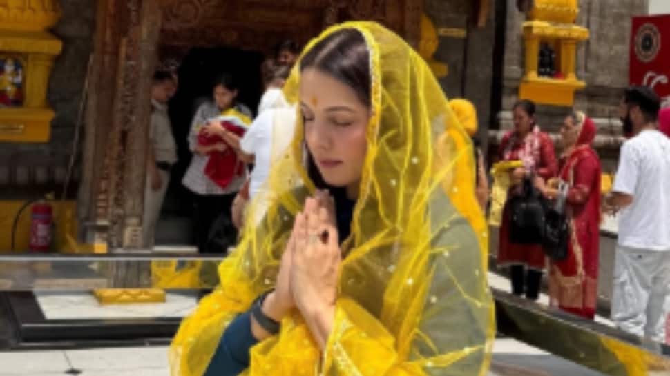 Celina Jaitly visits Baglamukhi Temple seeking blessings amid her ongoing divorce and custody battle