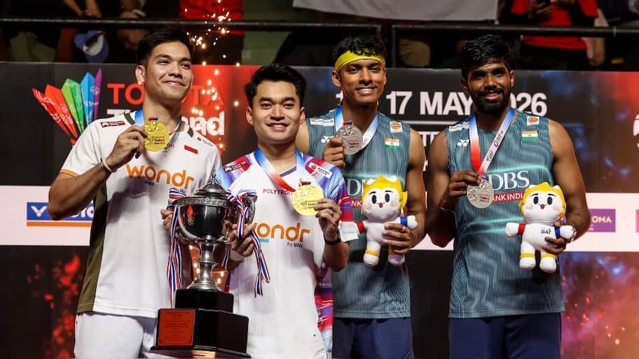 Thailand Open 2026: Satwik-Chirag settle for silver after hard-fought final loss to Indonesian pair