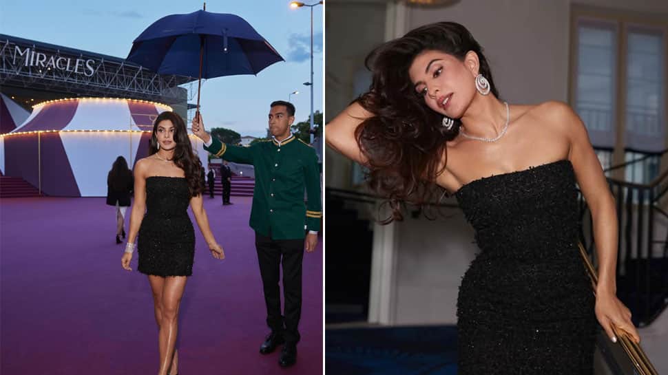 Cannes 2026: Jacqueline Fernandez turns heads in black sequin dress at Chopard event