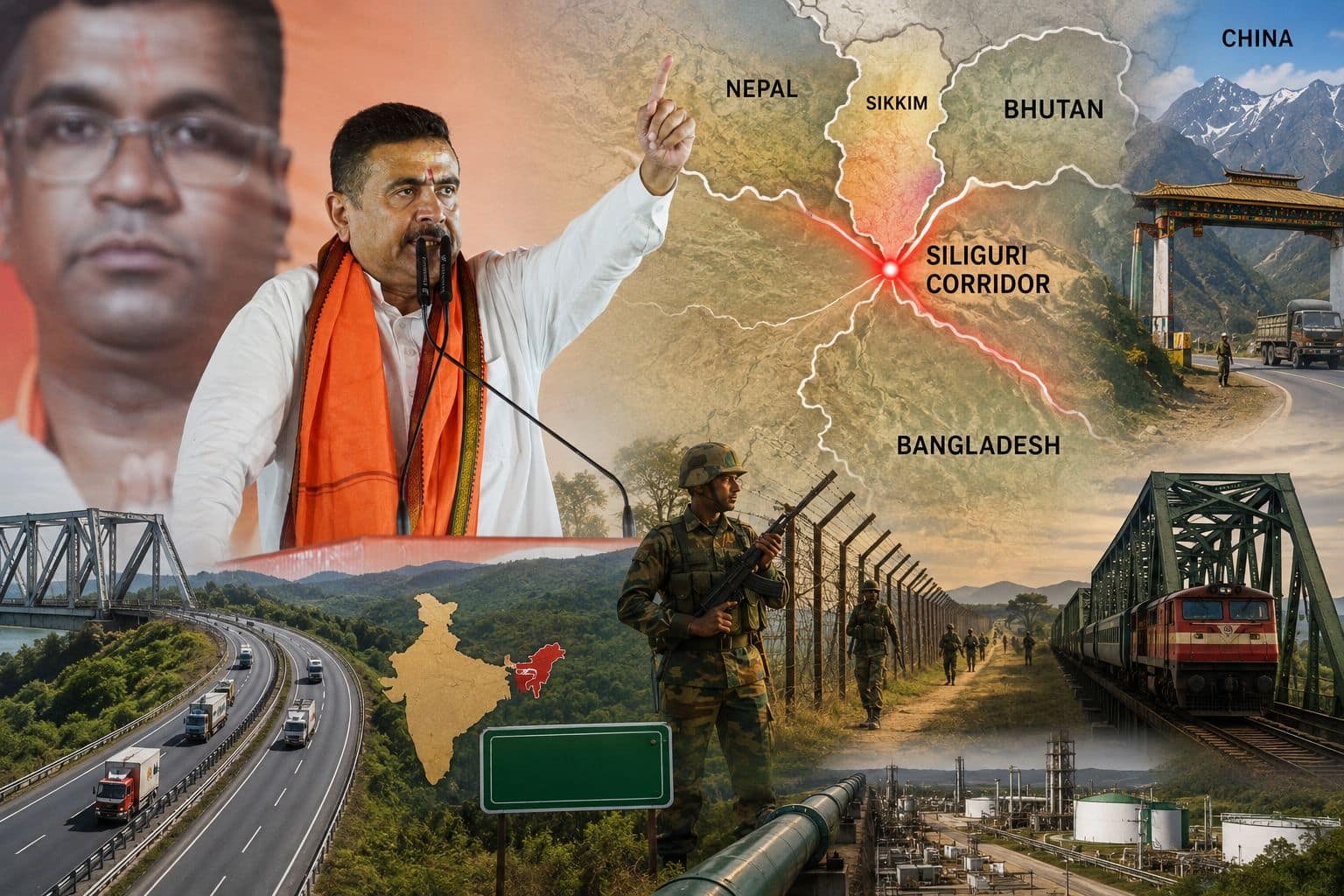 What is Chicken`s Neck? Inside Suvendu Adhikari`s strategic move to shield India`s most vulnerable chokepoint