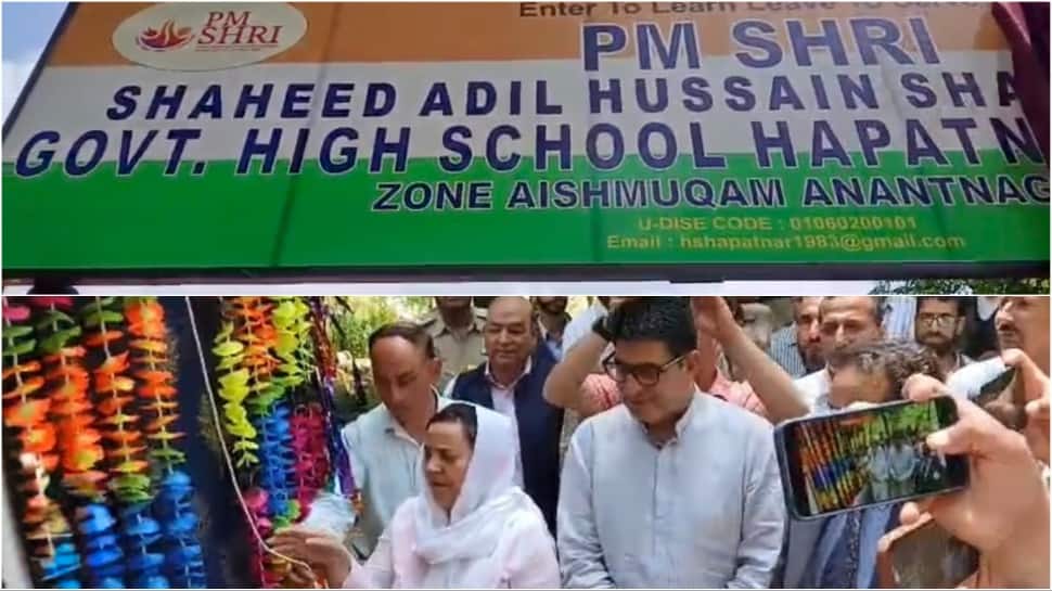 Pahalgam attack martyr Aadil Shah honoured: J&K government renames Hapatnar school