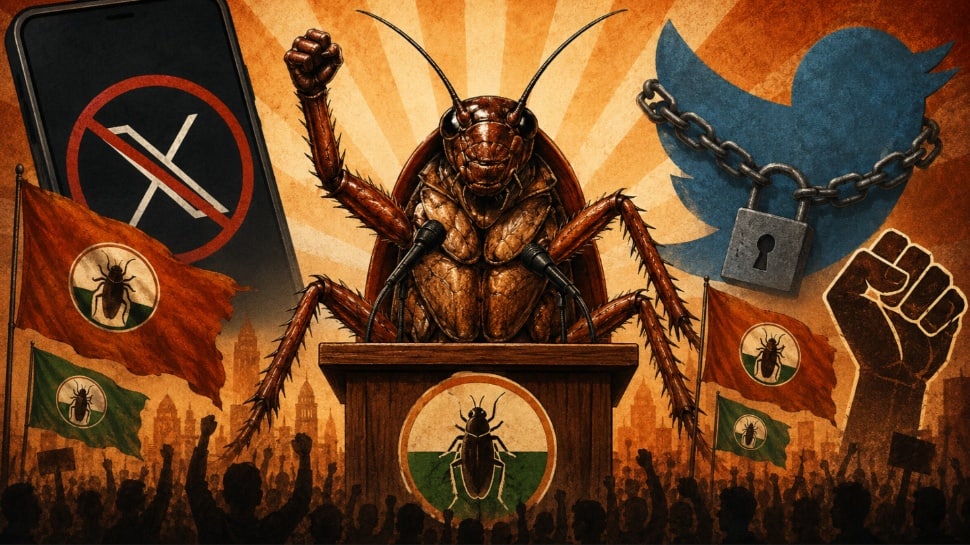 `Cockroaches don`t die!`: Viral Cockroach Janta Party launches defiant new handle after original account withheld by X