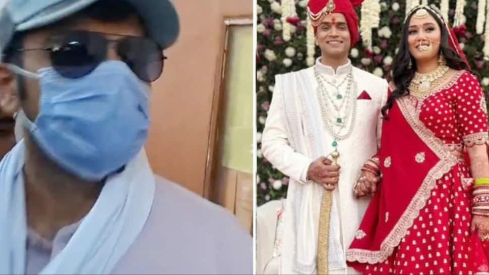 Twisha Sharma death case: Absconding husband Samarth Singh surrenders in Jabalpur Court disguised in mask and cap | VIRAL VIDEO
