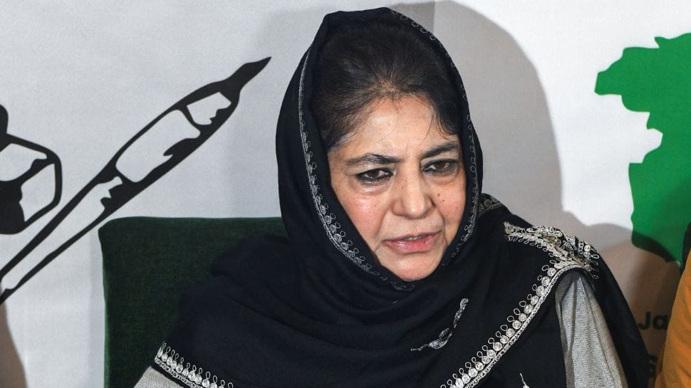 J-K: PDP chief Mehbooba Mufti backs Kashmiri Pandits protesting NFSA inclusion