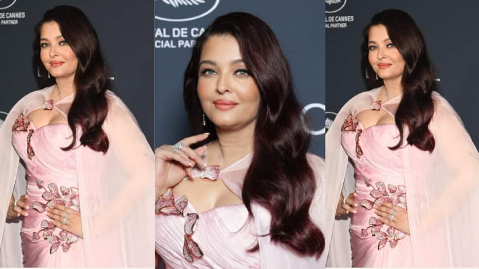 Aishwarya Rai Bachchan stuns in dreamy all-pink second look at Cannes 2026 | VIDEO