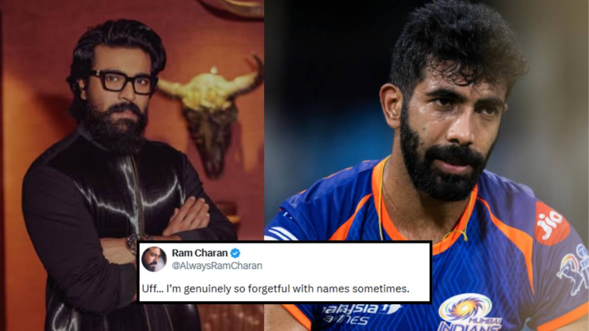 Ram Charan apologises to Jasprit Bumrah after name mix-up, says 'I’m genuinely so forgetful...'