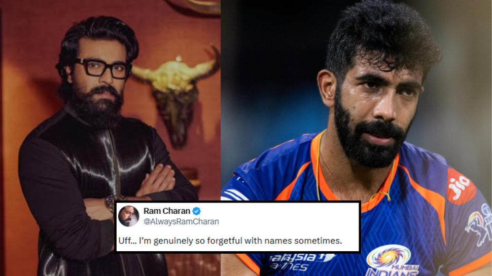 Ram Charan apologises to Jasprit Bumrah after name mix-up, says 'I’m genuinely so forgetful...'