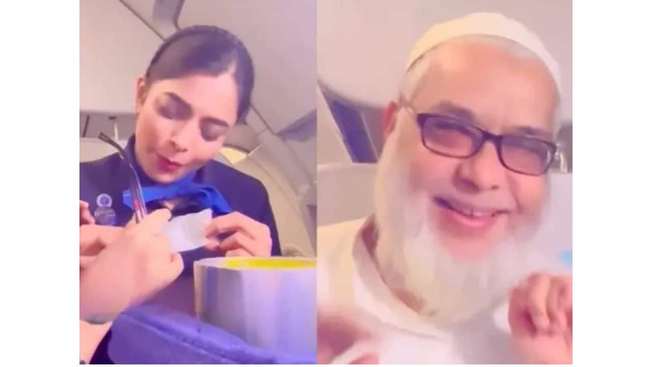 IndiGo crew member wins hearts after fixing passenger’s broken glasses mid-flight; Watch heartwarming video here