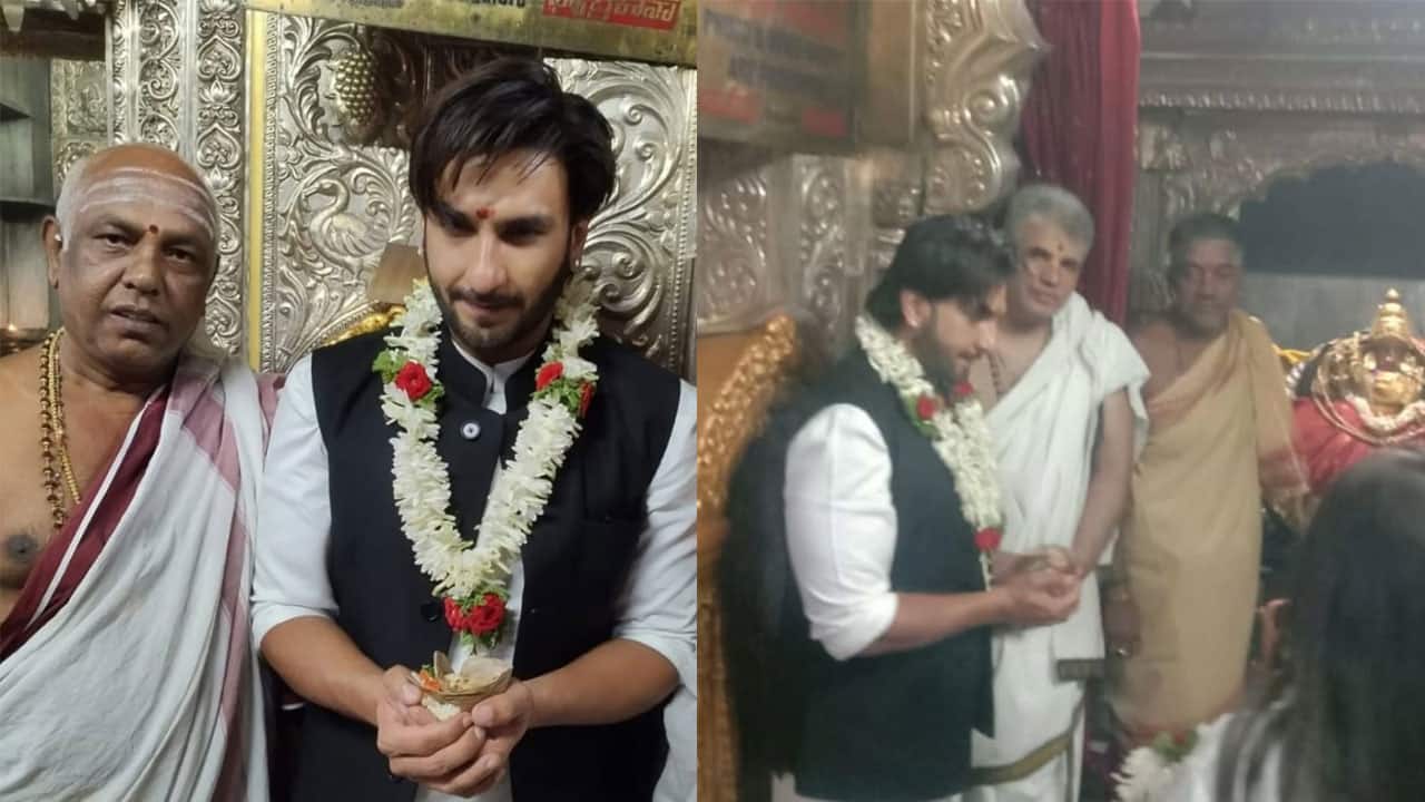 Ranveer Singh visits Chamundeshwari temple amid facing FWICE ban over Don 3, seeks divine blessings - In Pics
